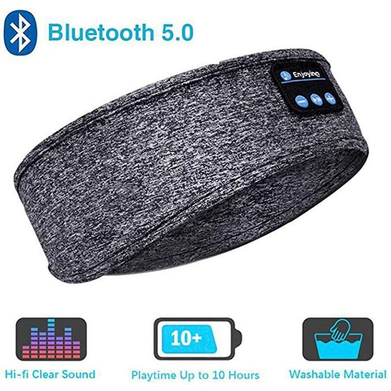 Bluetooth Wireless Earphones for Sleeping/Exercise/Eye Mask/Edge Band - Elastic