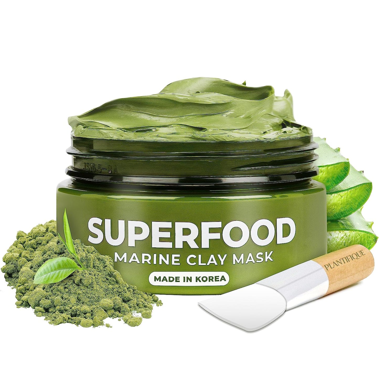 Skin Care Detox Face Mask with Avocado & Superfoods - Hydrating Clay Mud Mask Dermatologist Tested for Face and Body - Vegan Skincare 3.4 Oz/100Ml