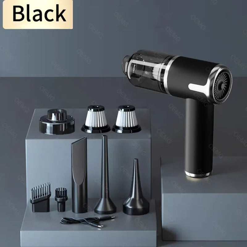 Mini Car Vacuum Cleaner, Portable, Wireless Hand Held Cleaner for Home/Car Cleaning