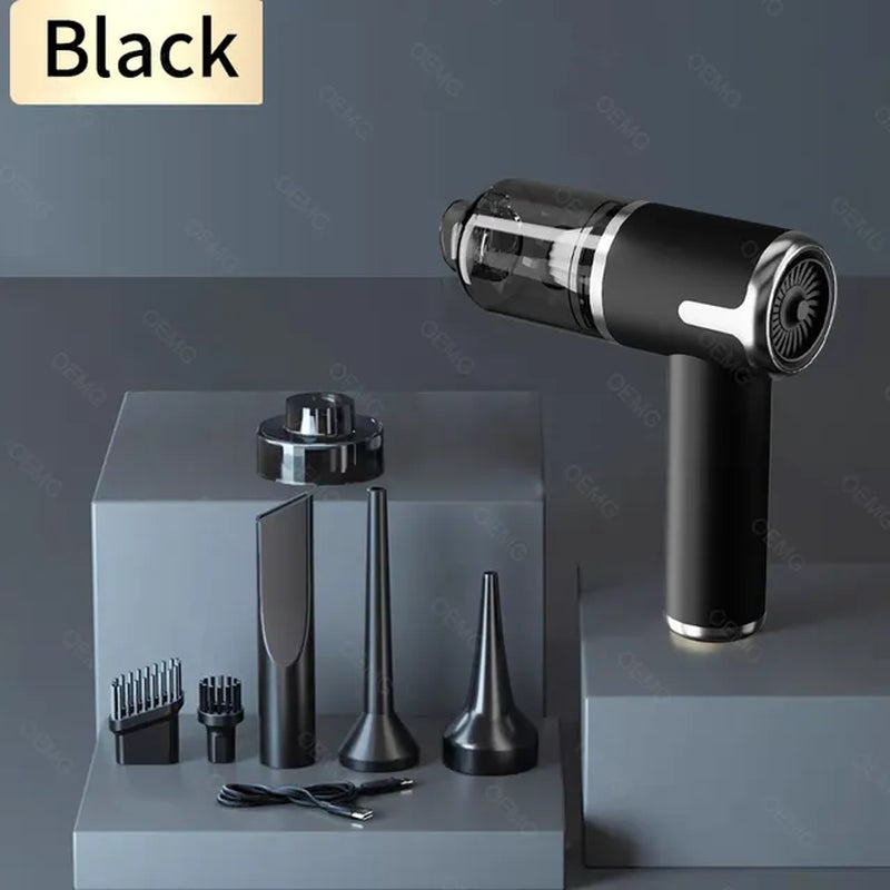 Mini Car Vacuum Cleaner, Portable, Wireless Hand Held Cleaner for Home/Car Cleaning