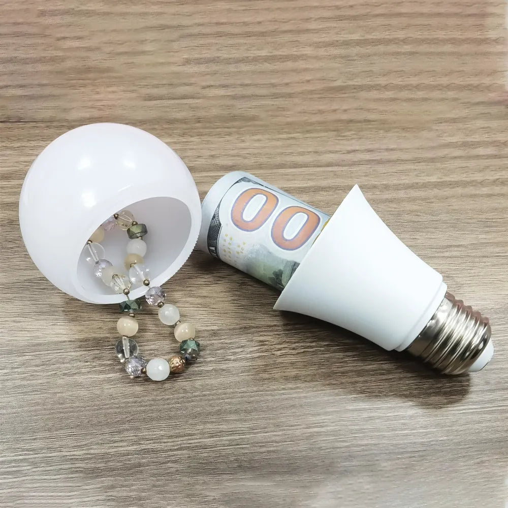 Sight Secret Light Bulb Home Diversion Stash Can Safe Container Hiding Spot  Hidden Storage Secret Compartment