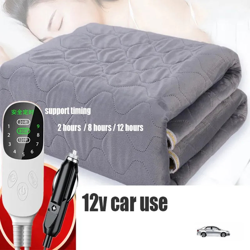 12V Car Heating Blanket Auto Electrical Blanket for Car Electric Car Blanket Heated Car Blanket Warm Heater