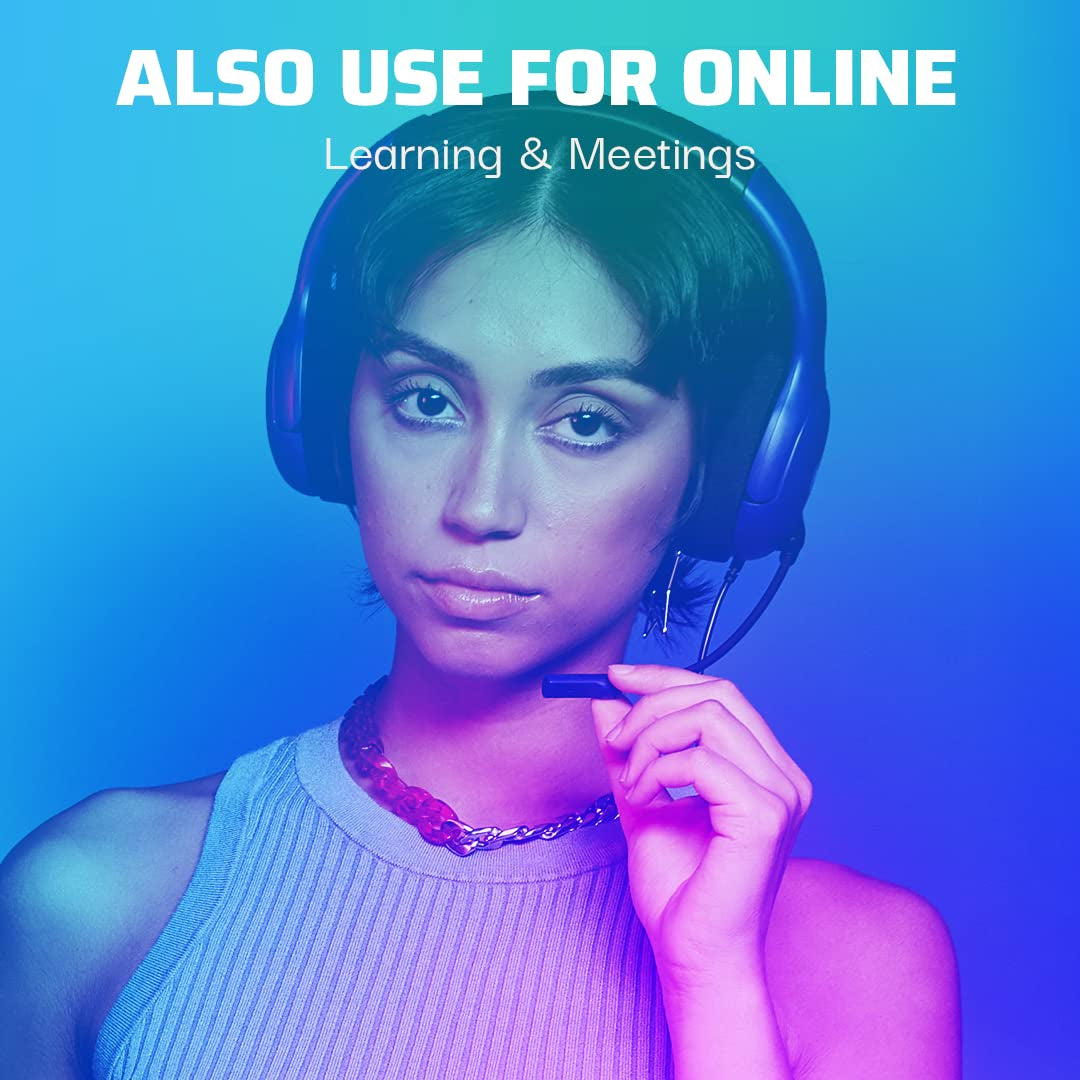 AIRLITE Wired Stereo Gaming Playstation Headset with Noise Cancelling Boom Microphone: PS5/PS4 (Frost White)