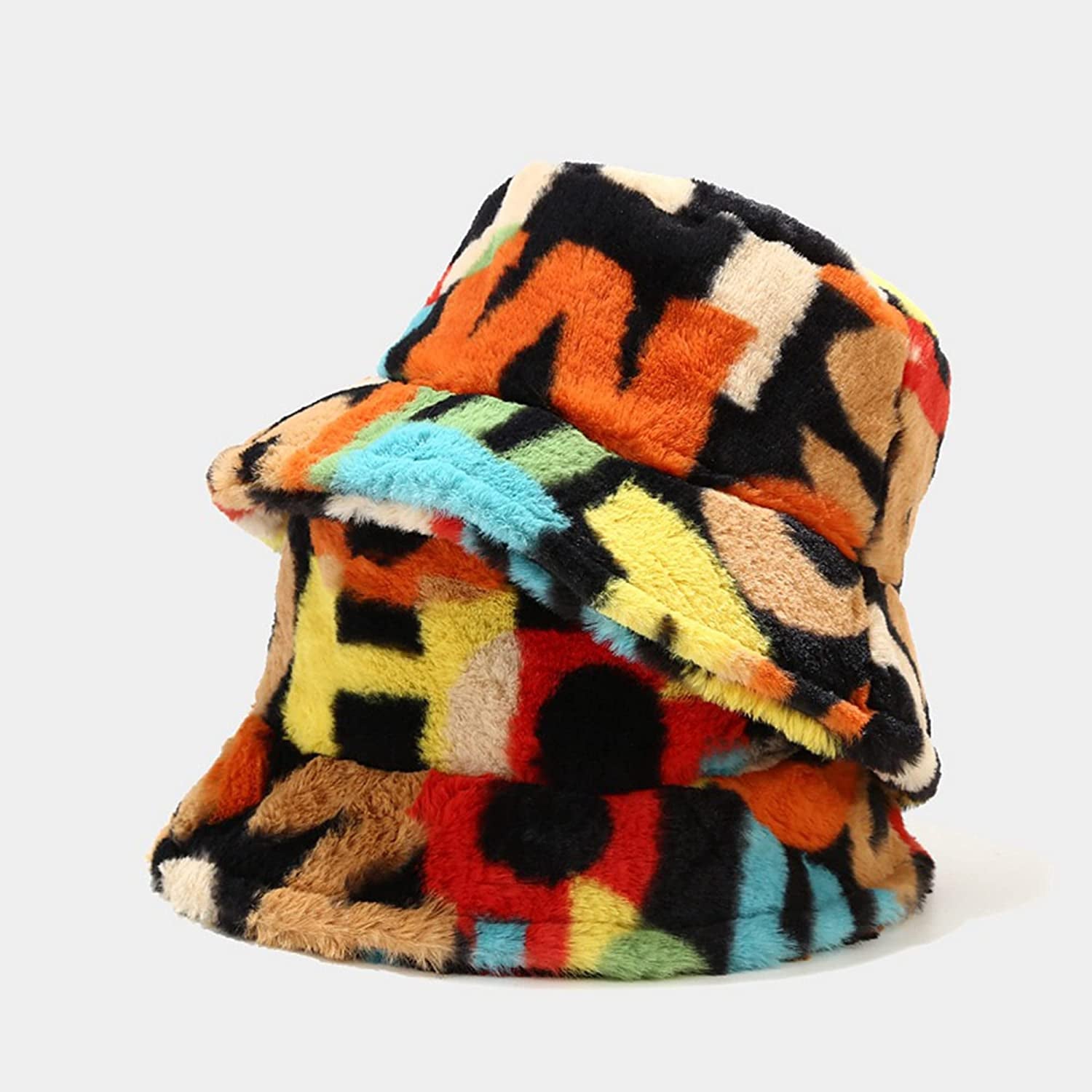 Women's Winter Faux Fur Fuzzy Warm Bucket Hat