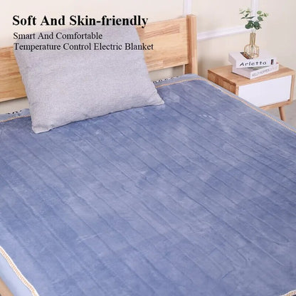 Thermal Soft Warming Winter Coral Fleece Throw Heated Heating Electric Blanket