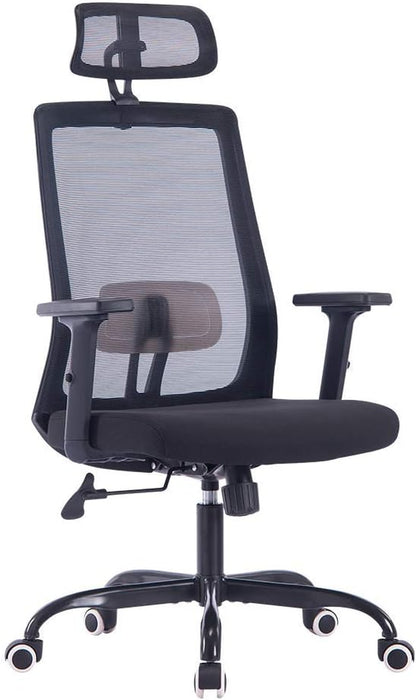 Black Office Chair, High Back Mesh Desk Chair, Ergonomic Computer Chair for Office.