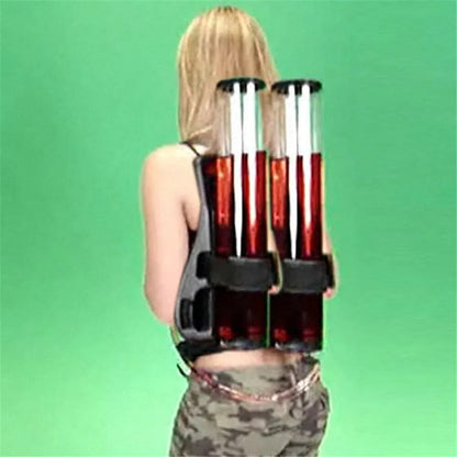 Mini Backpack Double Beverage/Beer Machine Drink Station w/ Dispenser