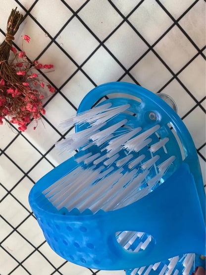 1 Piece/Shower Foot Scrubber/Massager/Cleaner Exfoliating Slipper Bathing Foot Brush (Sold Individually)