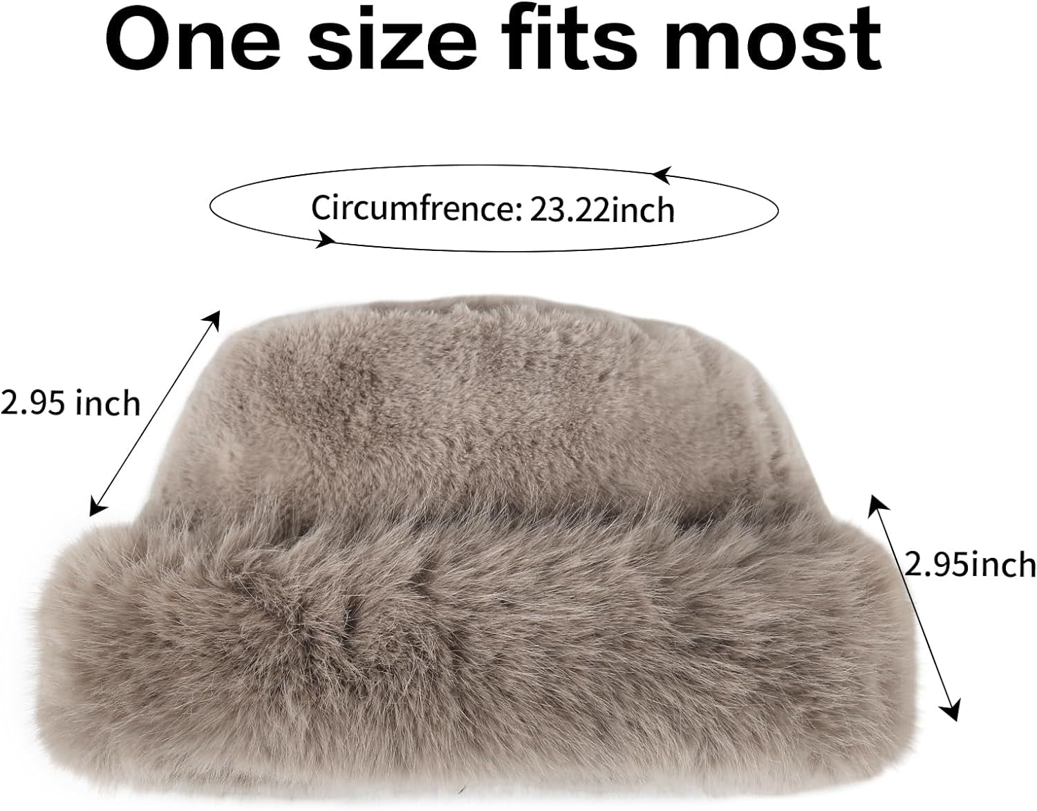 Winter Bucket Hat Fluffy Faux Fur Fisherman Plush Warm Hats Cute Fuzzy Bucket Hat for Women