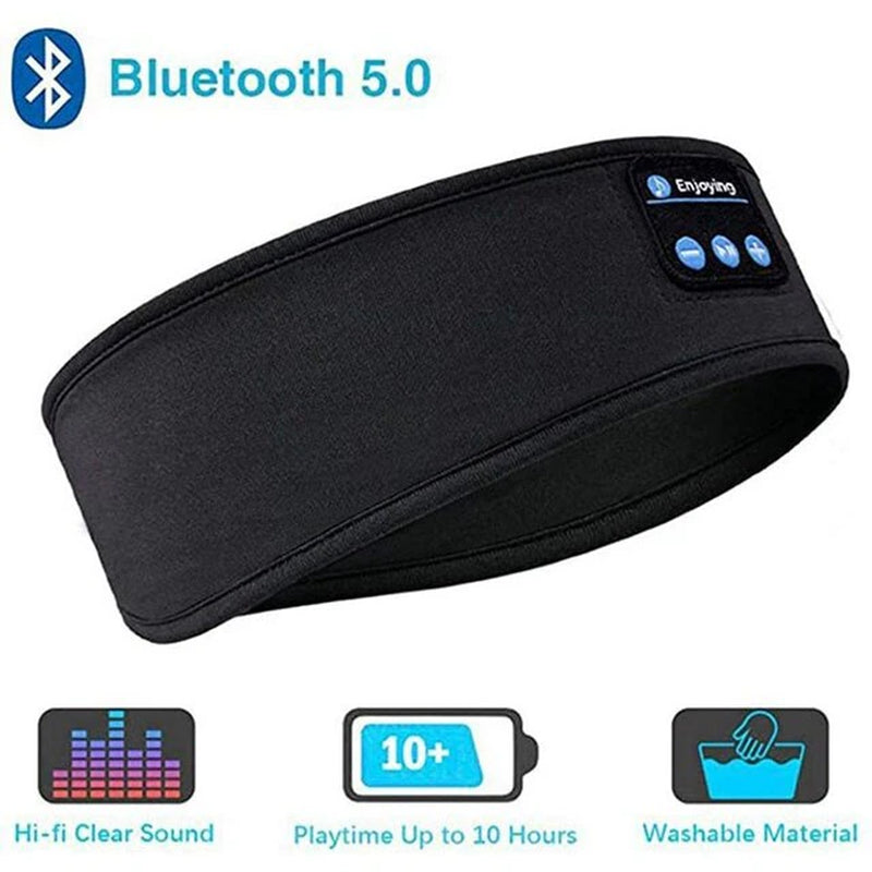 Bluetooth Wireless Earphones for Sleeping/Exercise/Eye Mask/Edge Band - Elastic