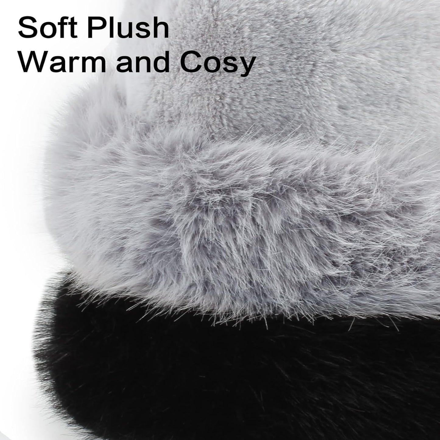 Winter Bucket Hat Fluffy Faux Fur Fisherman Plush Warm Hats Cute Fuzzy Bucket Hat for Women