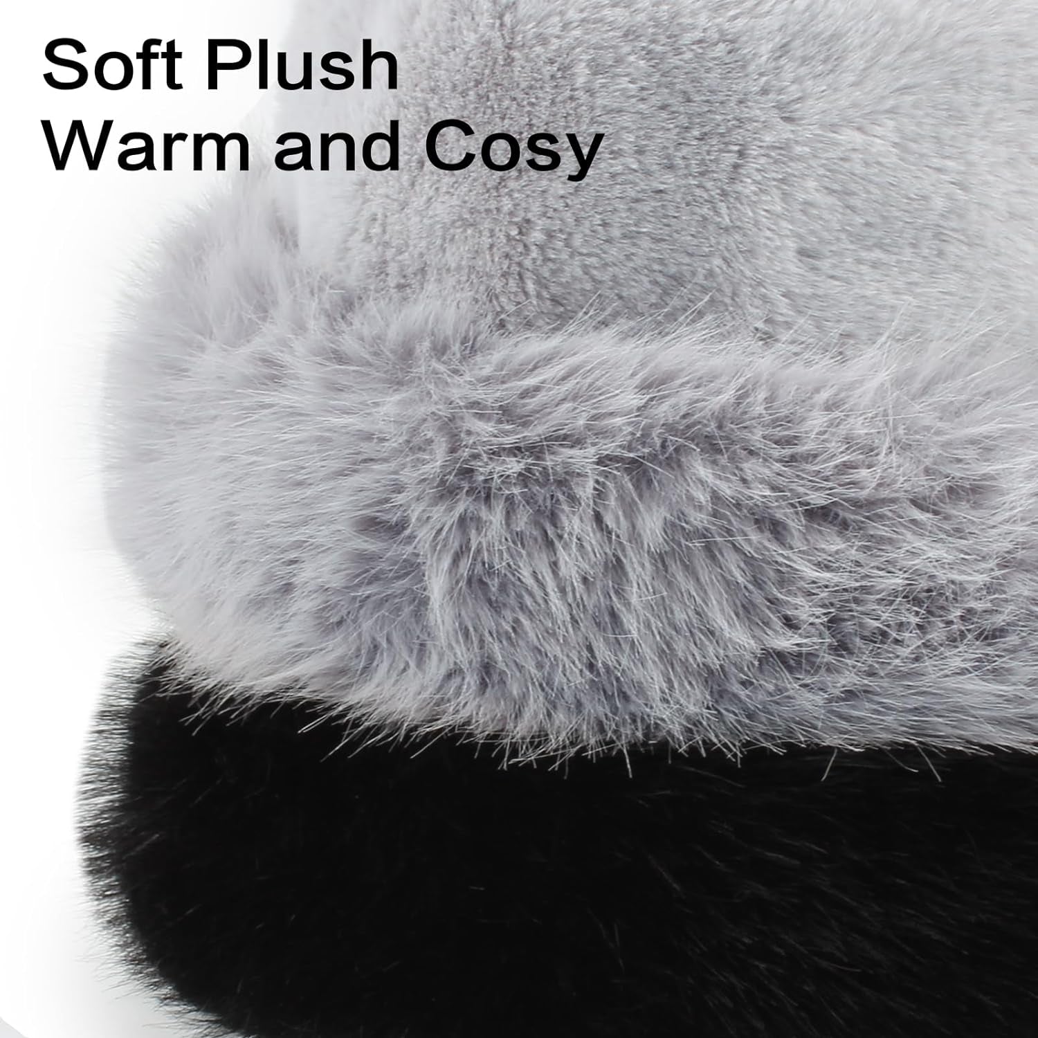 Winter Bucket Hat Fluffy Faux Fur Fisherman Plush Warm Hats Cute Fuzzy Bucket Hat for Women
