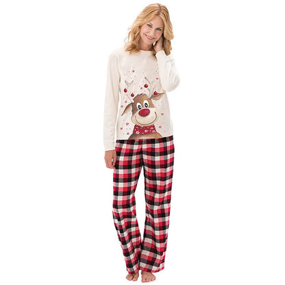  Winter Christmas Pajamas for Family Mom/Dad/Kids/Dog Deer Pajamas