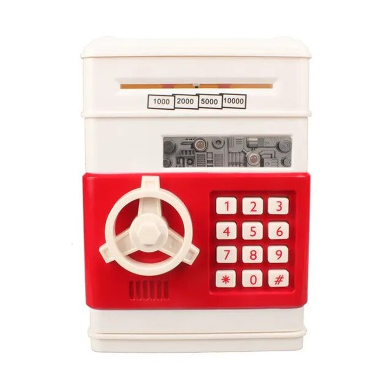 Electronic Piggy Bank Password Safe Box for Children, Coins, Cash, ATM Machine Kid Gifts