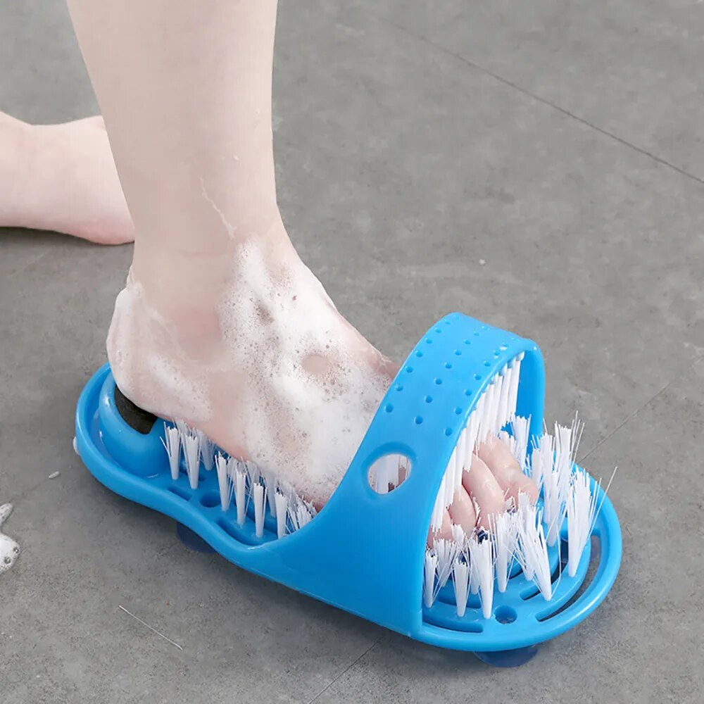 1 Piece/Shower Foot Scrubber/Massager/Cleaner Exfoliating Slipper Bathing Foot Brush (Sold Individually)