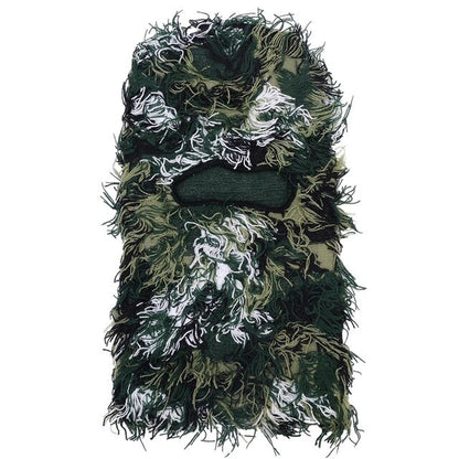  Balaclava Distressed Knitted Caps Full Face Ski Mask Women/Men Outdoor Camouflage Fleece Fuzzy Ski Balaclava BeaniesHat
