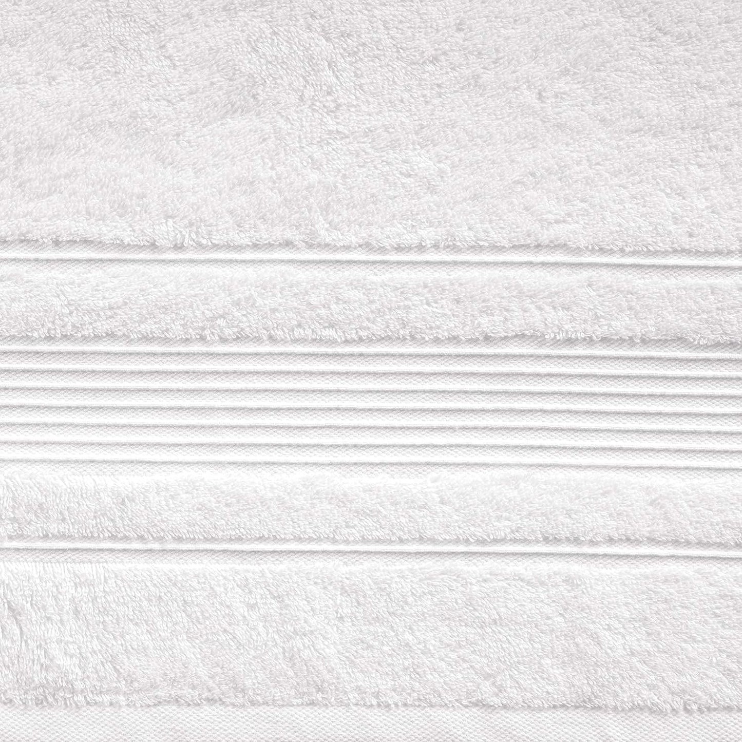 4-Piece Washcloths Towels Set, 100% Turkish Cotton Premium Quality Towels for Bathroom, Quick Dry Soft and Absorbent Turkish Towel, Set Includes 4 Wash Cloths (White)