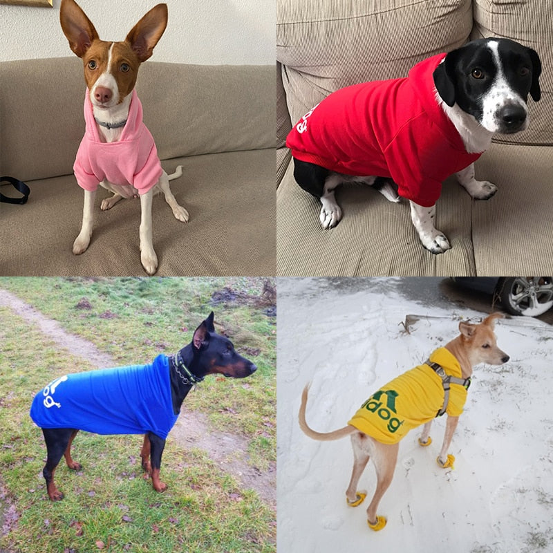 Winter Pet Dog Clothes Hoodies Fleece Warm Sweatshirt Small/Medium/Large Dogs Jacket