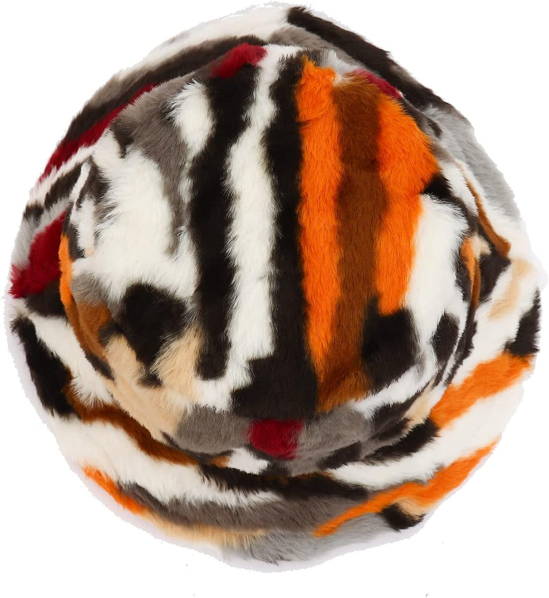 Fuzzy Bucket Hat for Women Furry Fur Bucket Hat Winter Warm Plush Fisherman Fluffy Sherpa Bucket Hat