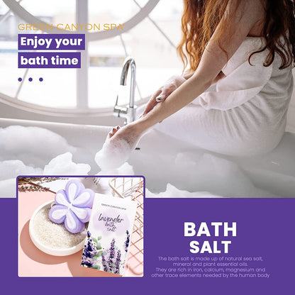 Spa Gift Baskets for Women 11Pcs Lavender Bath Gift Set with Body Lotion, Essential Oil, Relaxation