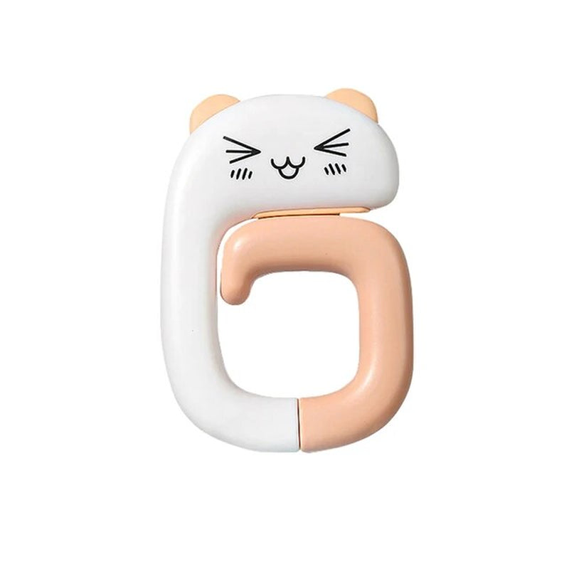 Travel Portable Plastic Bag Cute Animal Hook for Hanging Decorative Table Purse Bag Hooks Wall Hanger Holder Handbag Hanger