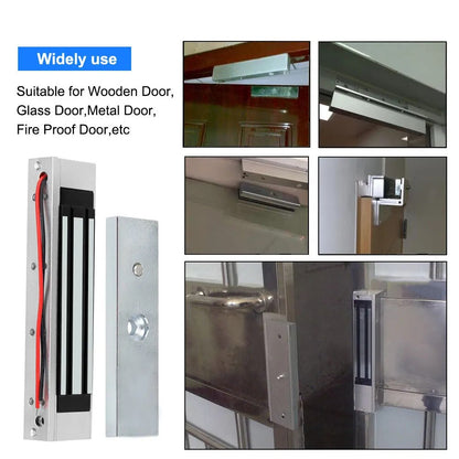 RFID Fingerprint Access Control System Door Lock, IP68 Fully Waterproof Electric Lock Set for Home Safe, Outdoor