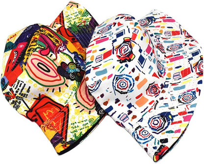 Bucket Hat for Men Women,Packable Reversible Printed Sun Hats,Fisherman Outdoor Summer Travel Hiking Beach Caps