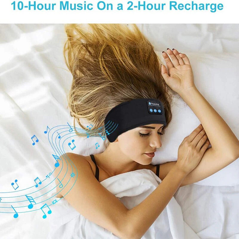 Bluetooth Wireless Earphones for Sleeping/Exercise/Eye Mask/Edge Band - Elastic