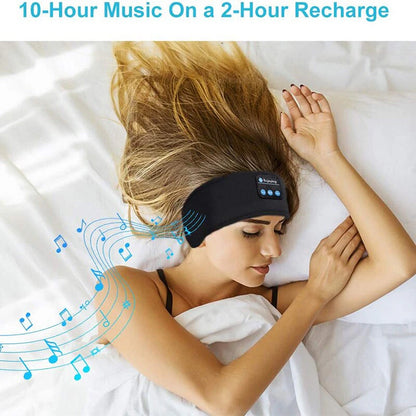 Bluetooth Wireless Earphones for Sleeping/Exercise/Eye Mask/Edge Band - Elastic
