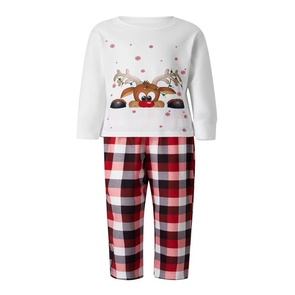 Christmas Pajamas for Family 2023 Family Matching Outfits Xmas Long Sleeve Family Jammies Matching Holiday Pajamas