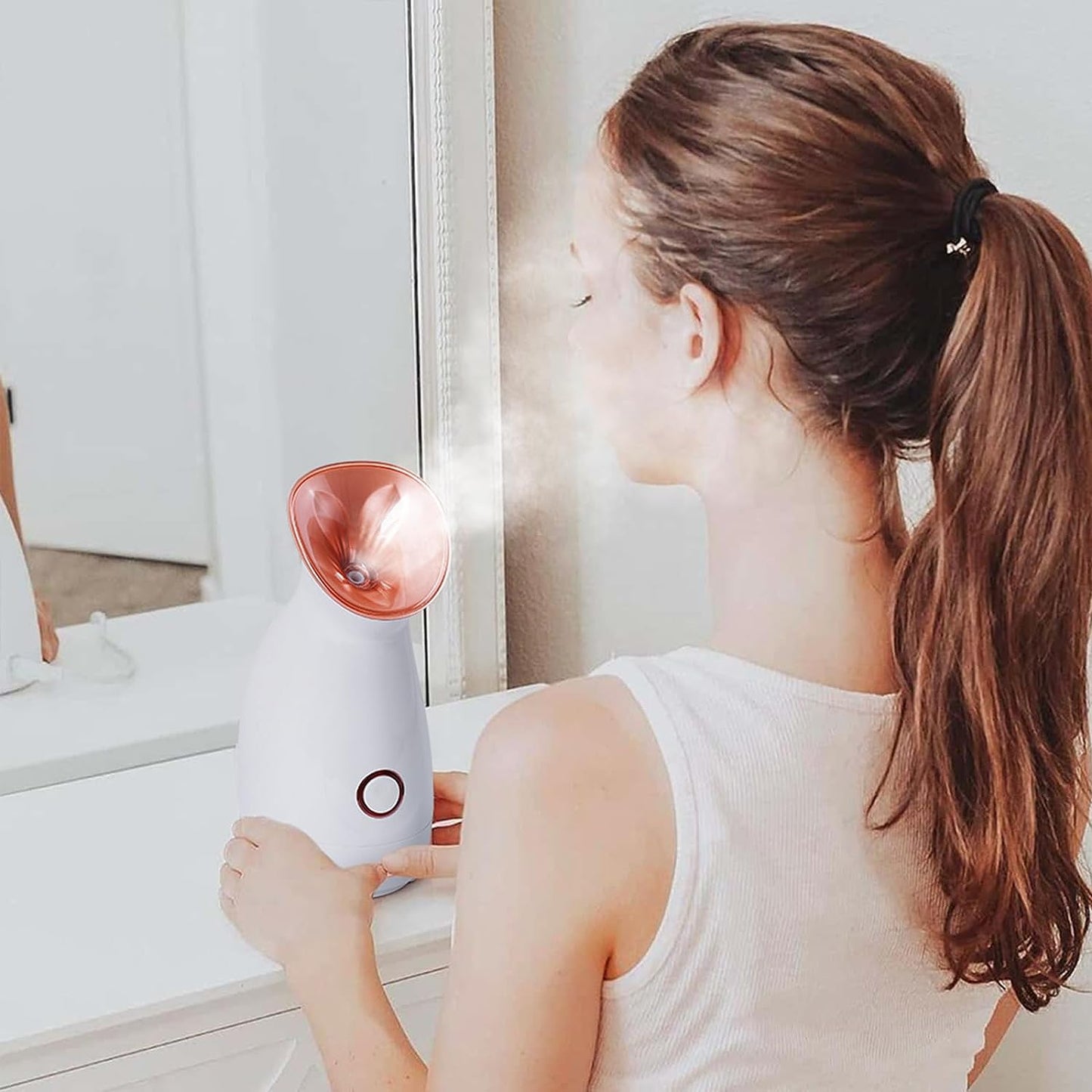 Facial Steamer Nano Ionic Hot Mist Home Sauna Facial Humidifier Spa Quality