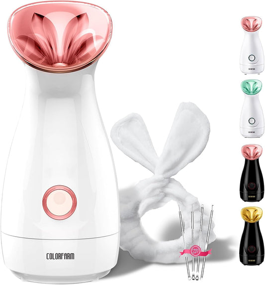 Facial Steamer Nano Ionic Hot Mist Home Sauna Facial Humidifier Spa Quality