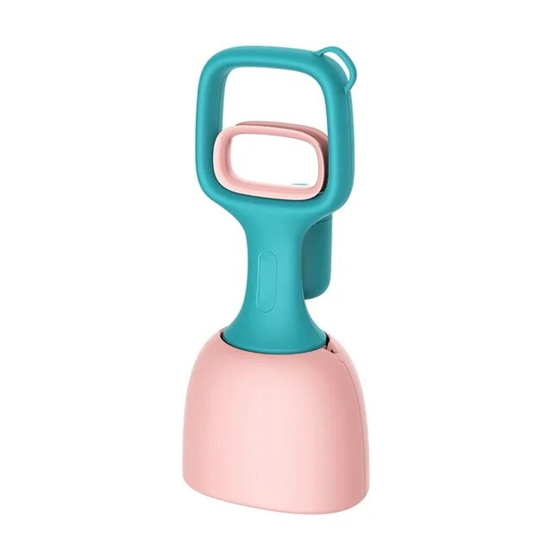 ATUBAN Dog Pooper Scooper Portable Poop Waste Pick Up, High Strength Material with Bag Dispenser Easy Grass & Gravel Pick Up