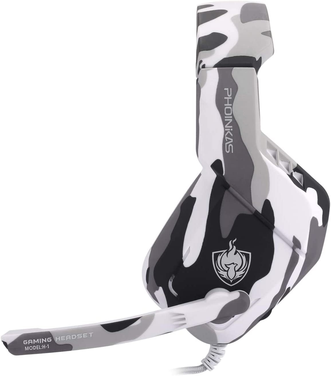 Gaming Headset for PS4, Xbox One, PC, Laptop, Mac, Nintendo Switch, 3.5MM PS4 Stereo Headset over Ear Headphones with Noise-Cancelling Mic, Bass Surround - Camo