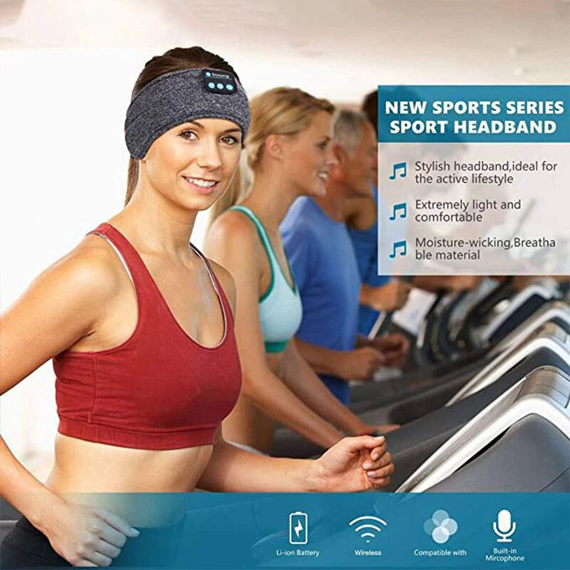 Bluetooth Wireless Earphones for Sleeping/Exercise/Eye Mask/Edge Band - Elastic