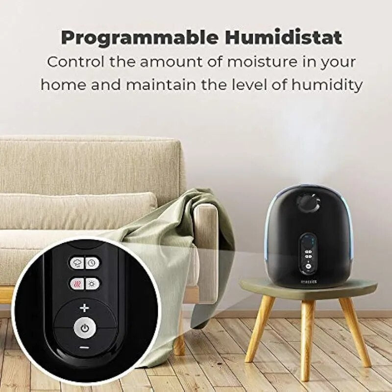 Totalcomfort Deluxe Air Humidifiers Top-Fill Dual 3.8L Water Tanks with Cool and Warm Mist
