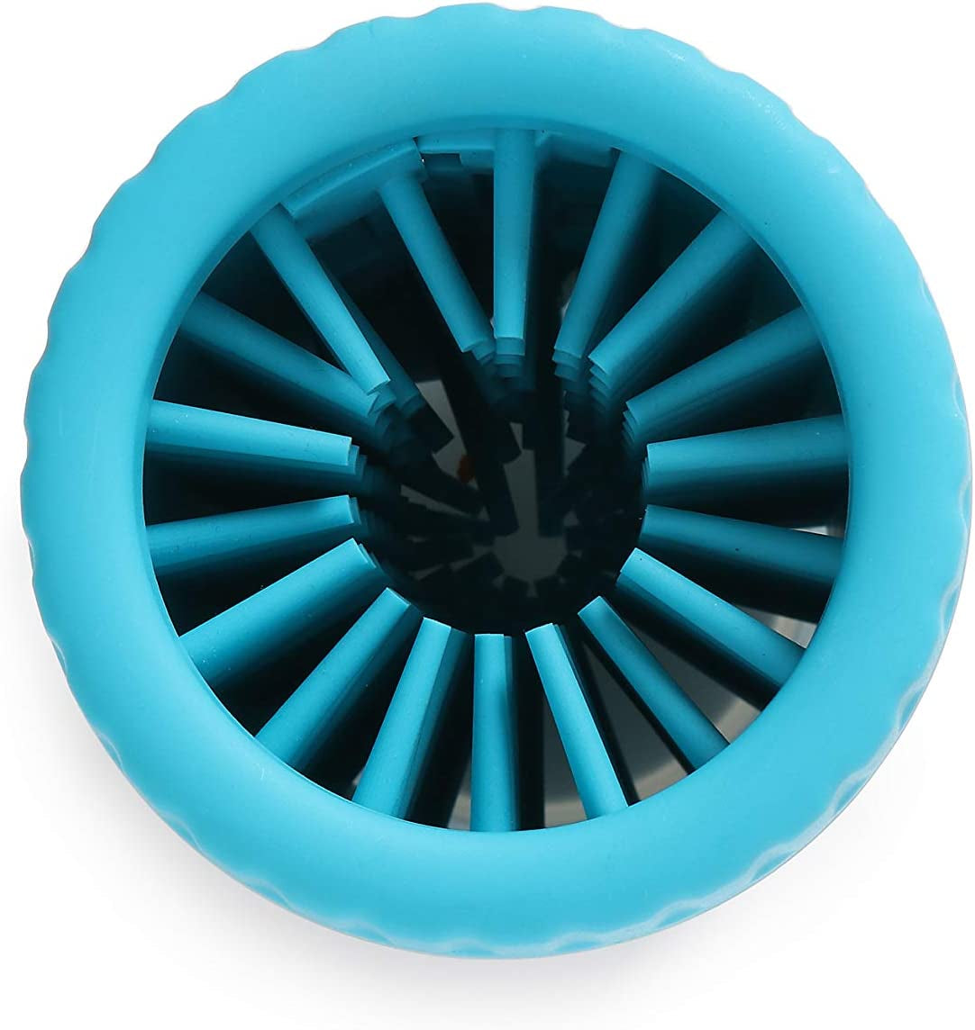 Mudbuster Portable Dog Paw Cleaner, Medium, Blue
