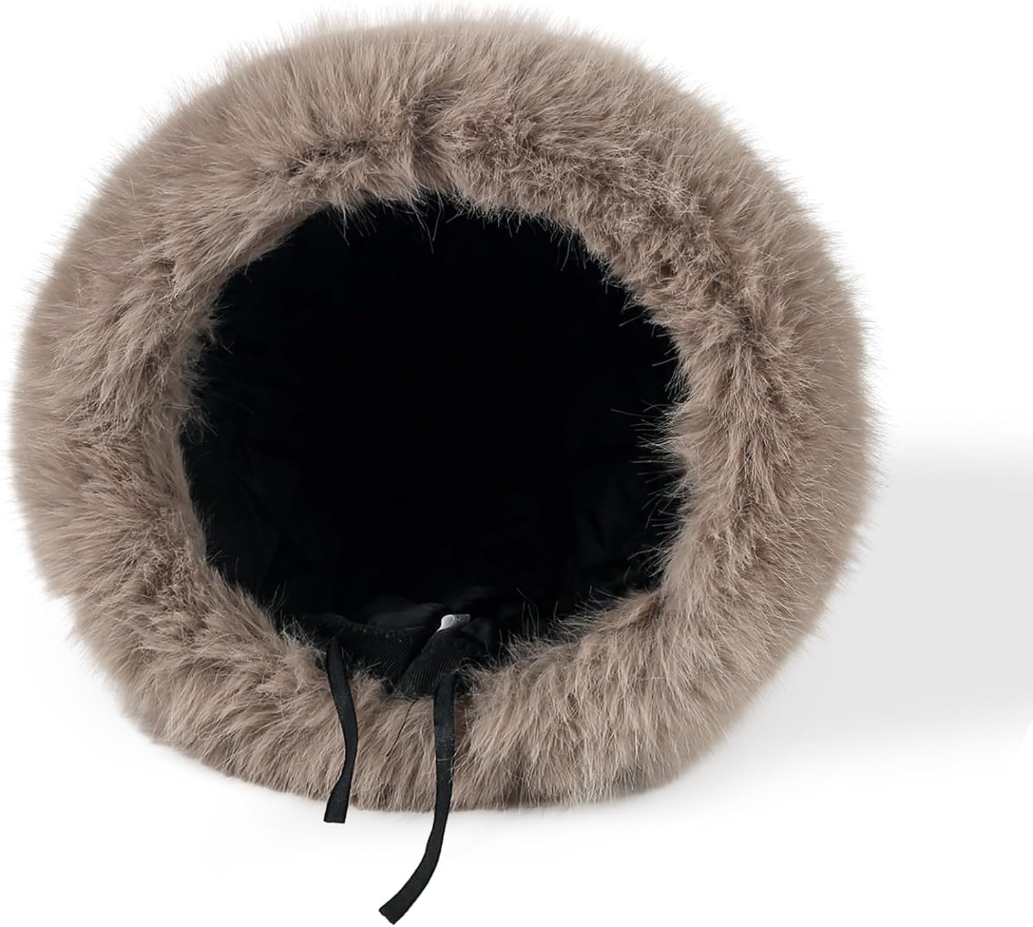 Winter Bucket Hat Fluffy Faux Fur Fisherman Plush Warm Hats Cute Fuzzy Bucket Hat for Women