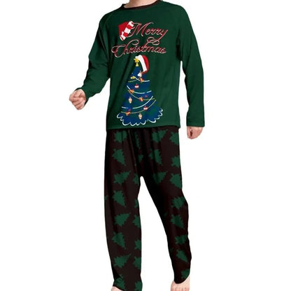 Family Matching Outfit Christmas New Spring Autumn Pajamas Sets Holiday Long Sleeves Homewear a Family of Five Sleepcoat H109