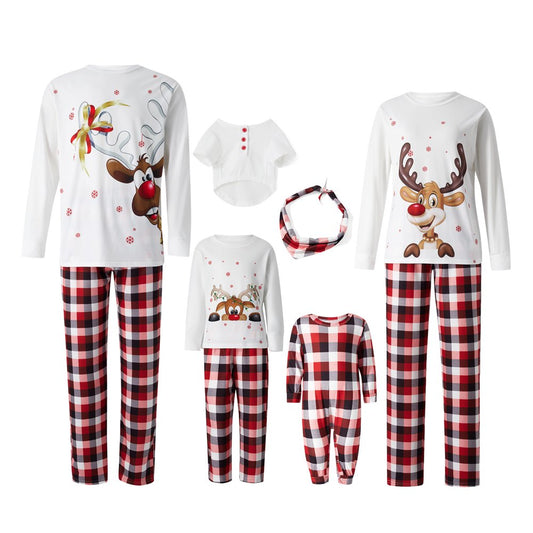Christmas Pajamas for Family 2023 Family Matching Outfits Xmas Long Sleeve Family Jammies Matching Holiday Pajamas