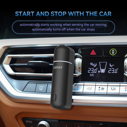 Car Perfume Vent Clip Battery Operated Scent Diffuser Cordless Design with Six Scent Small Portable Gifts for Him/Her