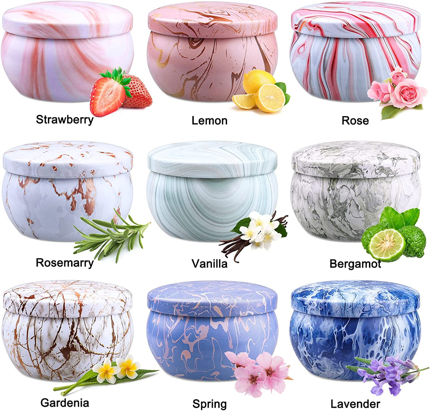 9 Pack Scented Candles Gifts for Women, 2.5Oz Aromatherapy Candles for Home Scented, 180 Hour Long Lasting Soy Wax Candle Sets for Women Gift,Small Candles for Gifts Bath Yoga Spa Birthday Gifts