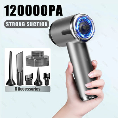 Mini Car Vacuum Cleaner, Portable, Wireless Hand Held Cleaner for Home/Car Cleaning