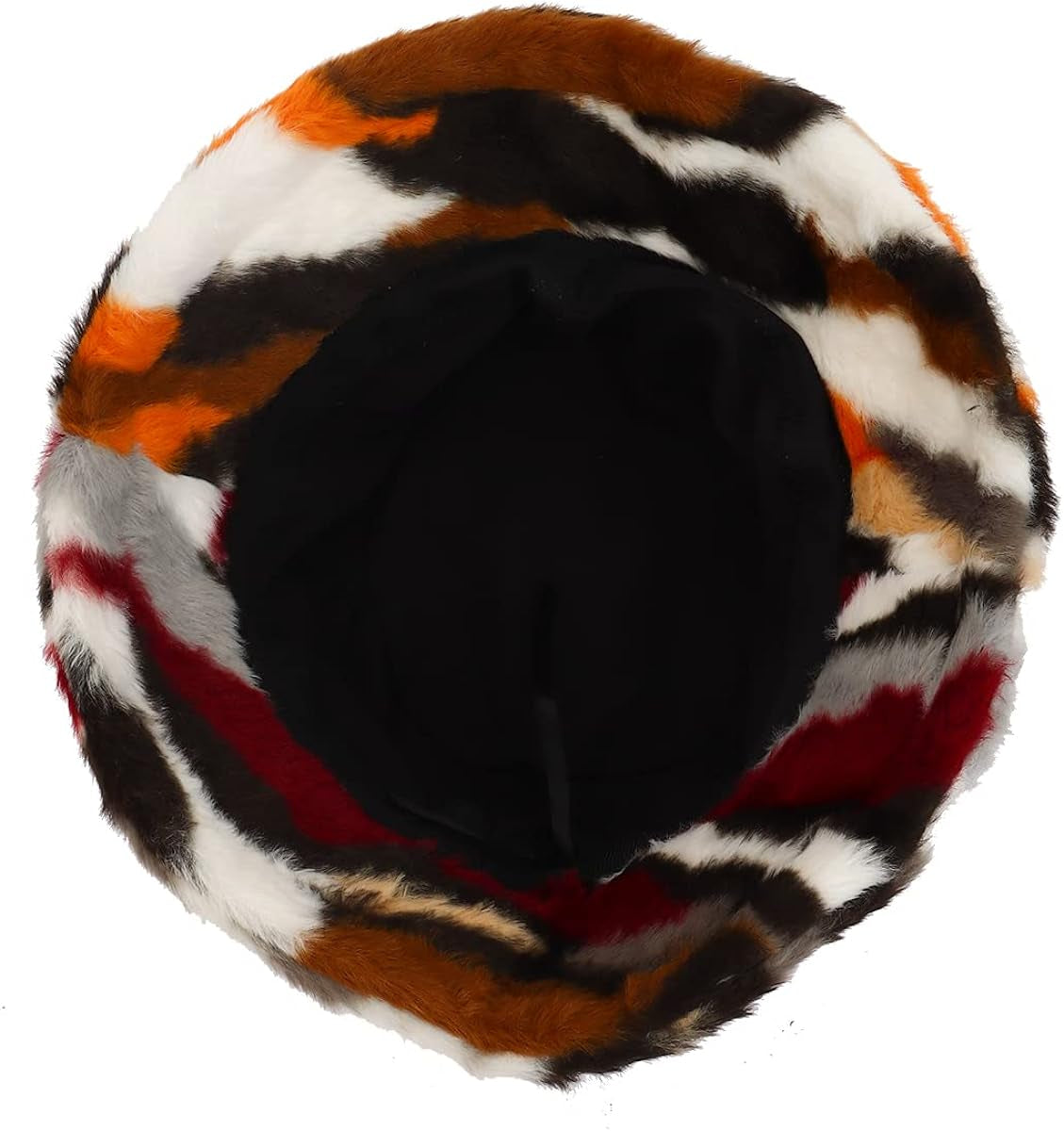 Fuzzy Bucket Hat for Women Furry Fur Bucket Hat Winter Warm Plush Fisherman Fluffy Sherpa Bucket Hat