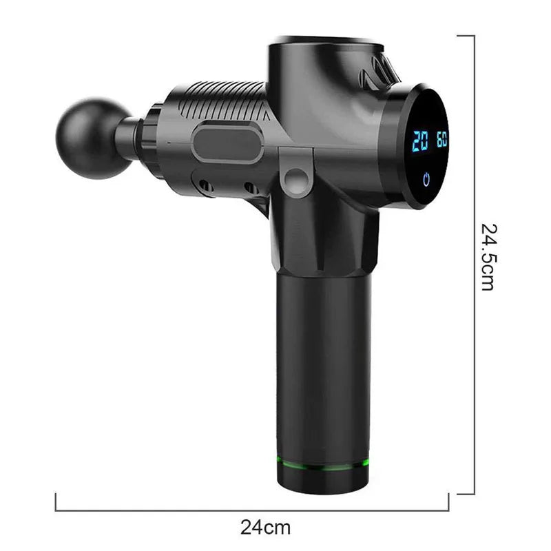 Facial Massage Gun Electric Percussion Pistol Massager Body/Neck/Back, Deep Tissue Muscle, Relaxation, Pain Relief