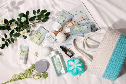  Bath Gifts Set for Women, with Essential Oil, Shower Gel, Bubble Bath, Spa Set