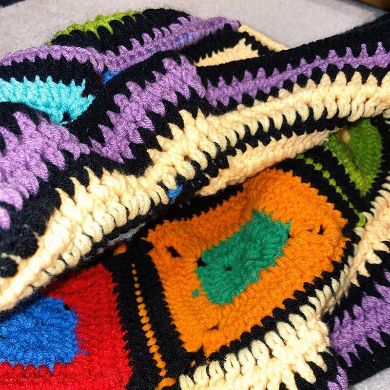 Women's Handmade Knitted Crochet Bucket Hat