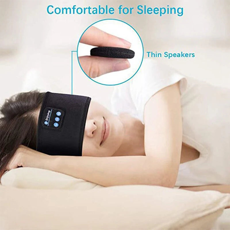 Bluetooth Wireless Earphones for Sleeping/Exercise/Eye Mask/Edge Band - Elastic