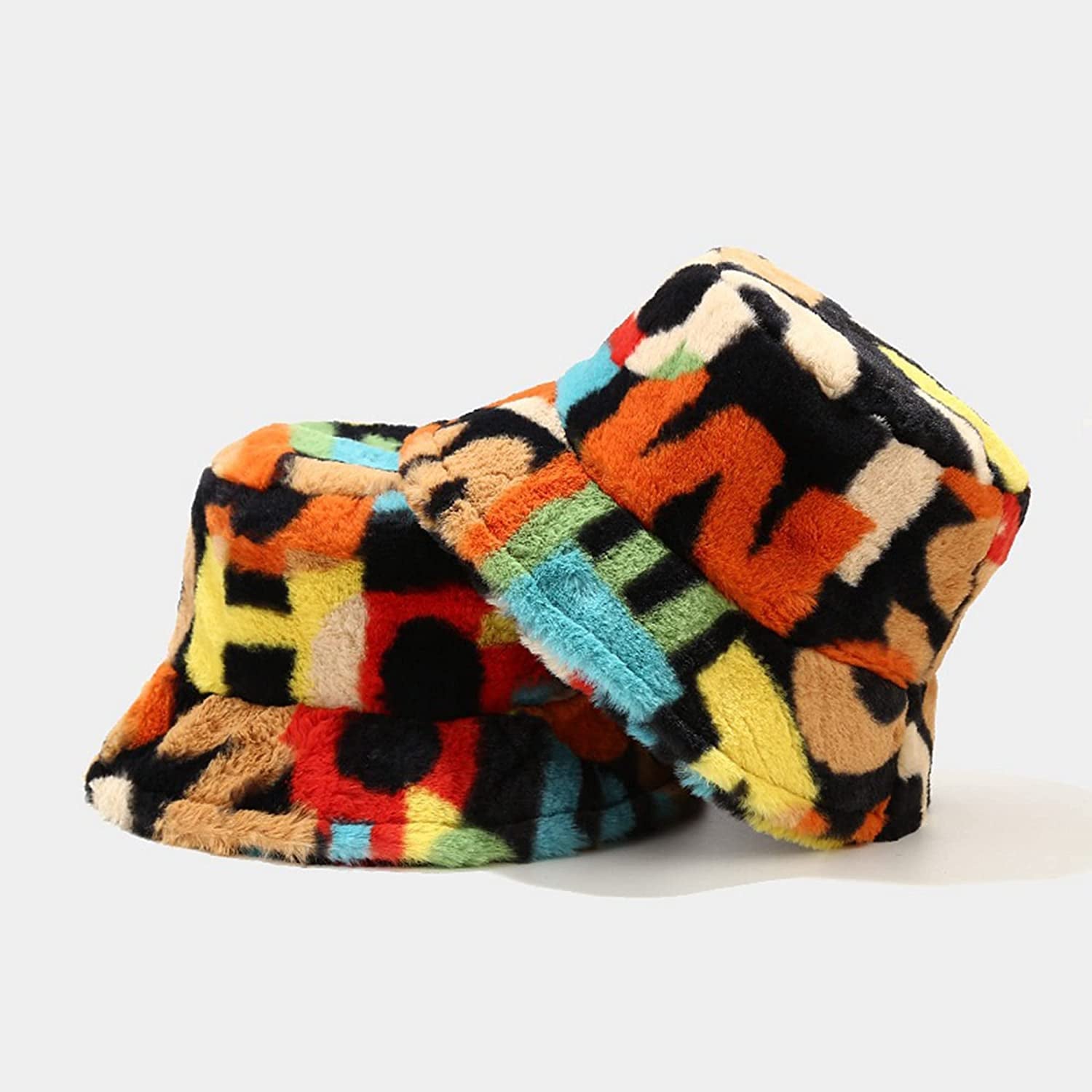 Women's Winter Faux Fur Fuzzy Warm Bucket Hat