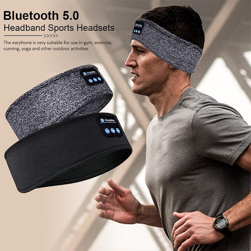 Bluetooth Wireless Earphones for Sleeping/Exercise/Eye Mask/Edge Band - Elastic
